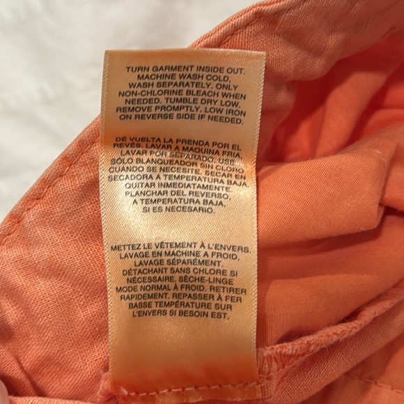 Habitual linen blend flare pant, peach, 🍑 - Picture 8 of 10